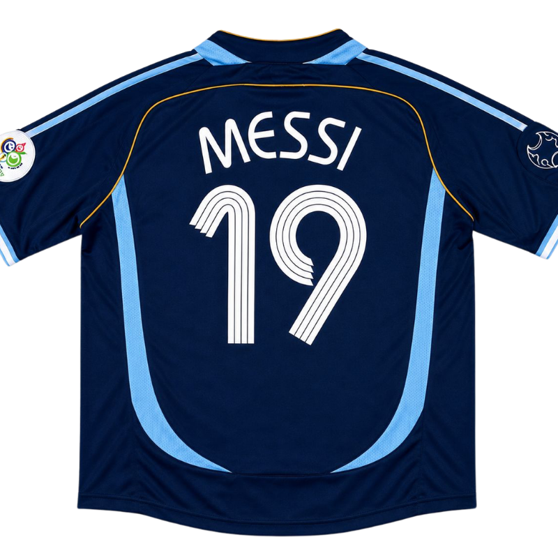 Argentina retro 2006 con Dorsal y Parche